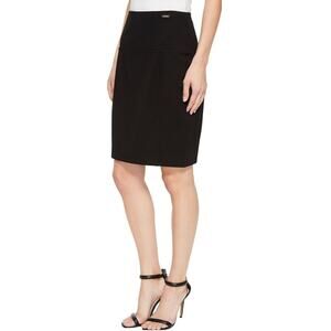 Ivanka Trump Black Tummy Control Pencil Skirt Small